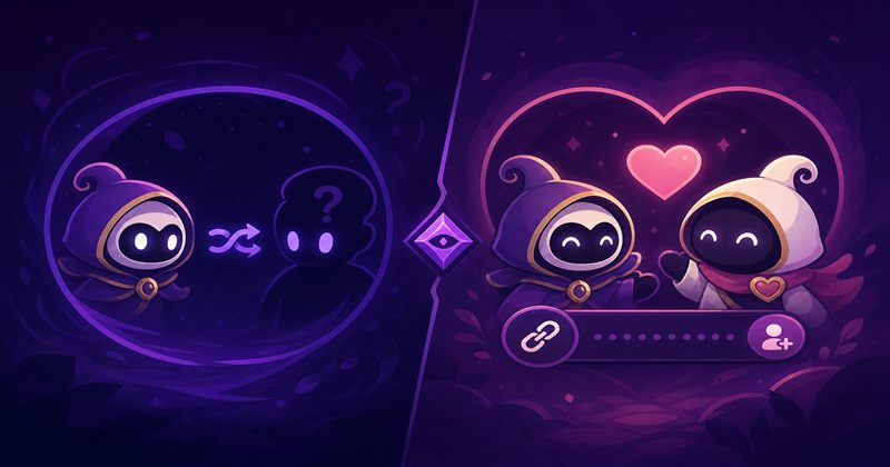 Comparison of Curio Stranger mode and Duo mode for two players
